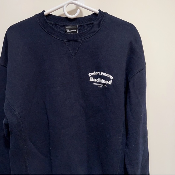 BADBLOOD Cloud Logo Fleece Sweatshirt - Picture 3 of 3